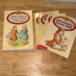 Little House Book Collection Scholastic Laura Ingalls Wilder 4 Book Box Set